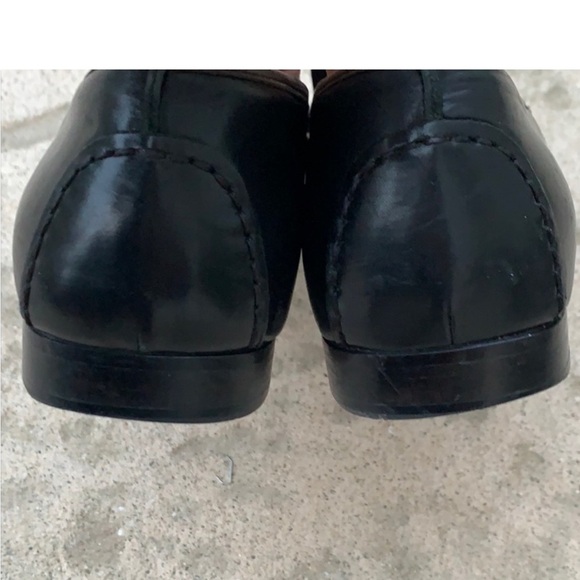 Cole Haan Women's Black Leather Braided Loafer Size 7.5 - Picture 4 of 7